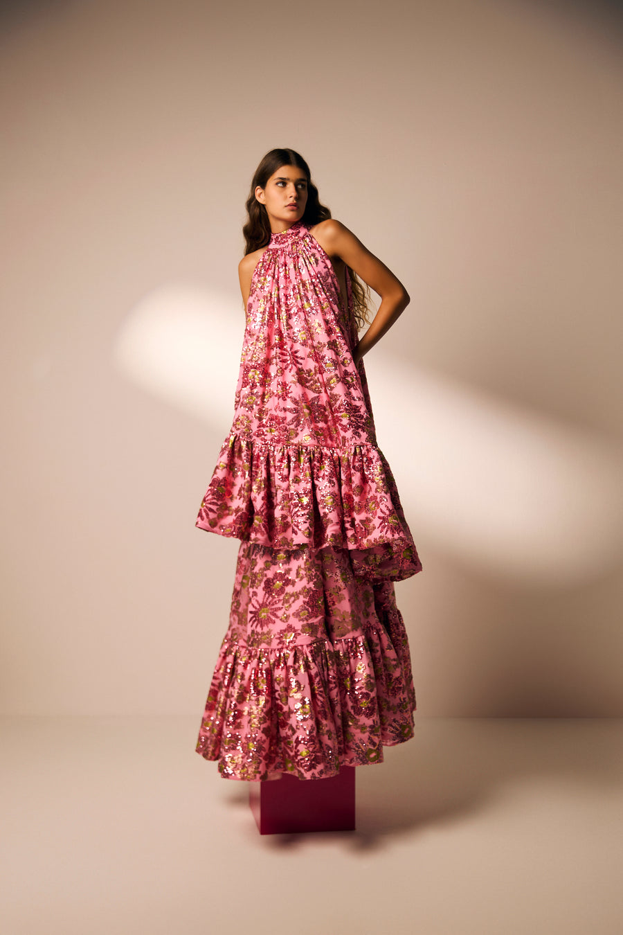 HALTER LAYERED DRESS HALTER LAYERED DRESS