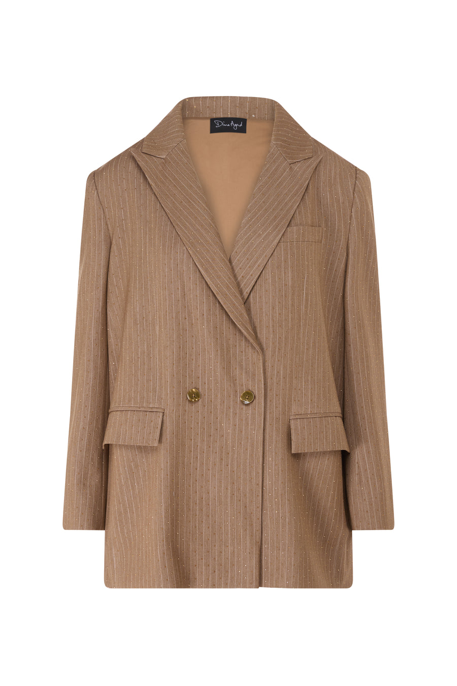 PINSTRIPE CRYSTAL BLAZER