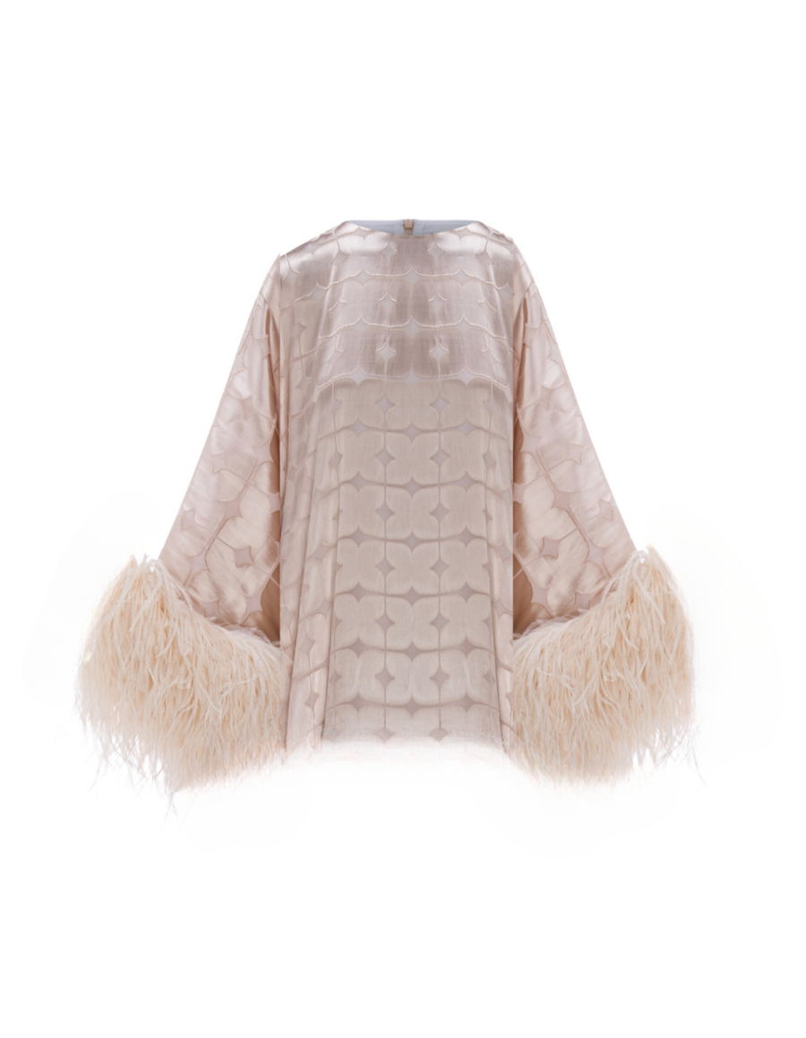 Geometric Top with Feathers