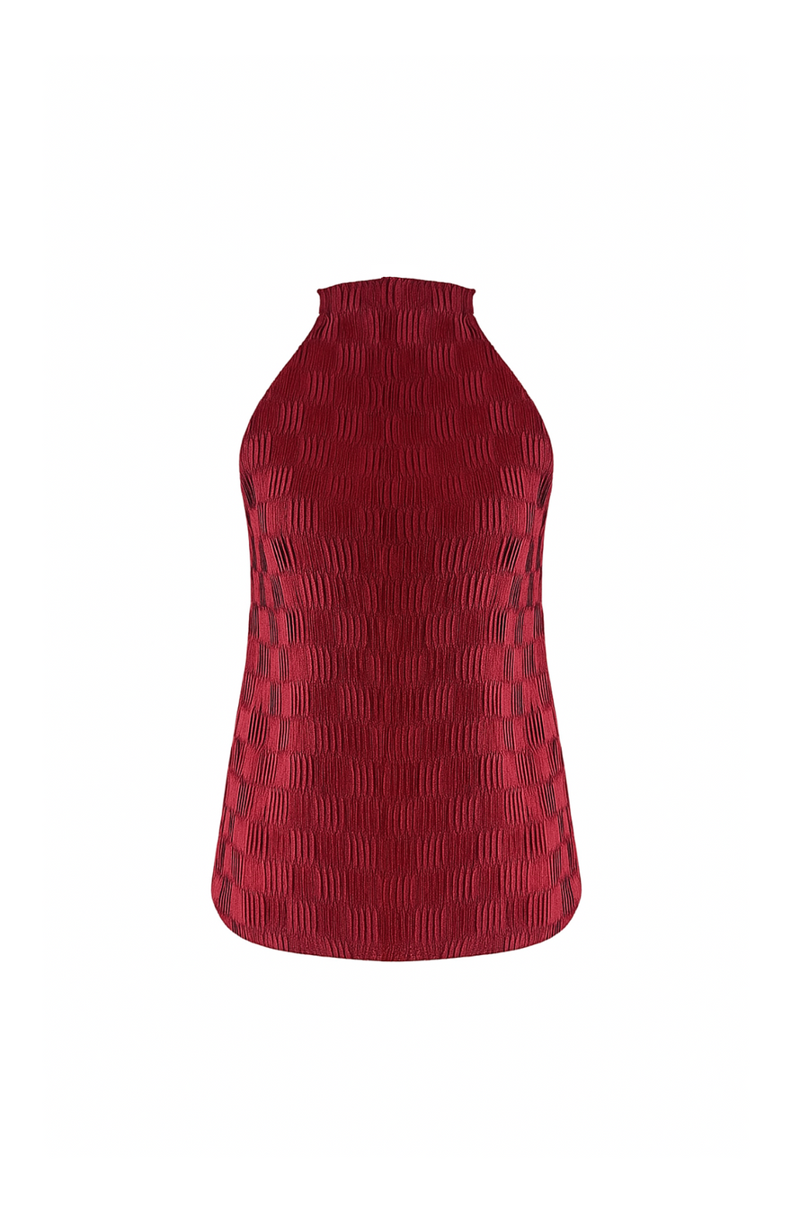 Pleated Halterneck Top