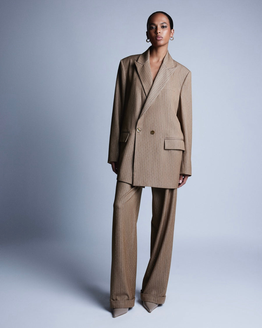 PINSTRIPE CRYSTAL BLAZER
