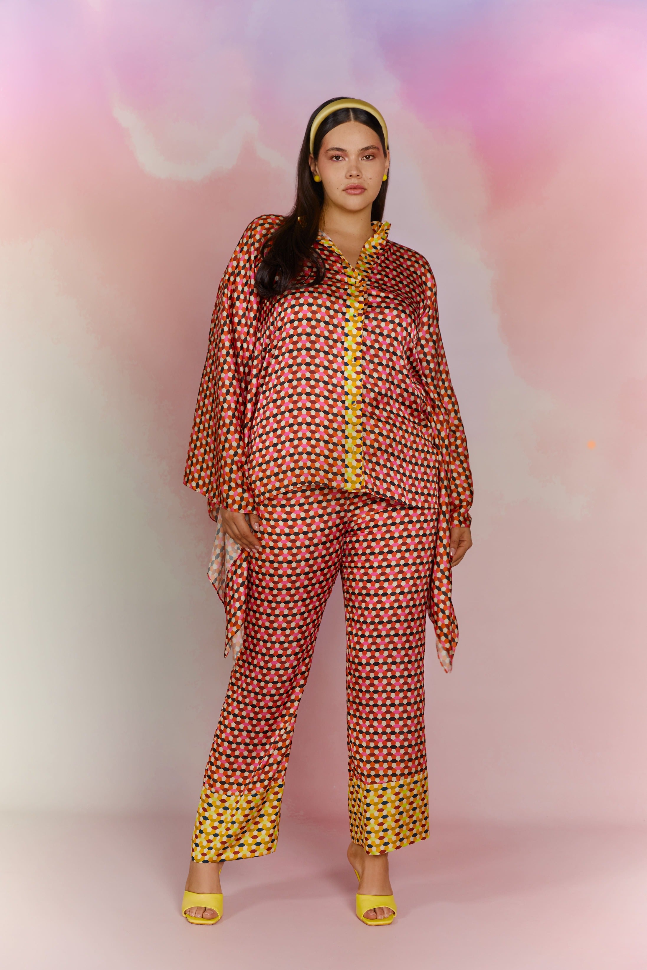 GEOMETRIC PANTS