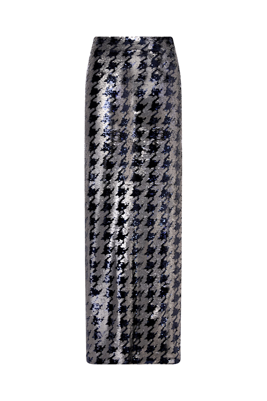 HOUNDSTOOTH SEQUIN SKIRT