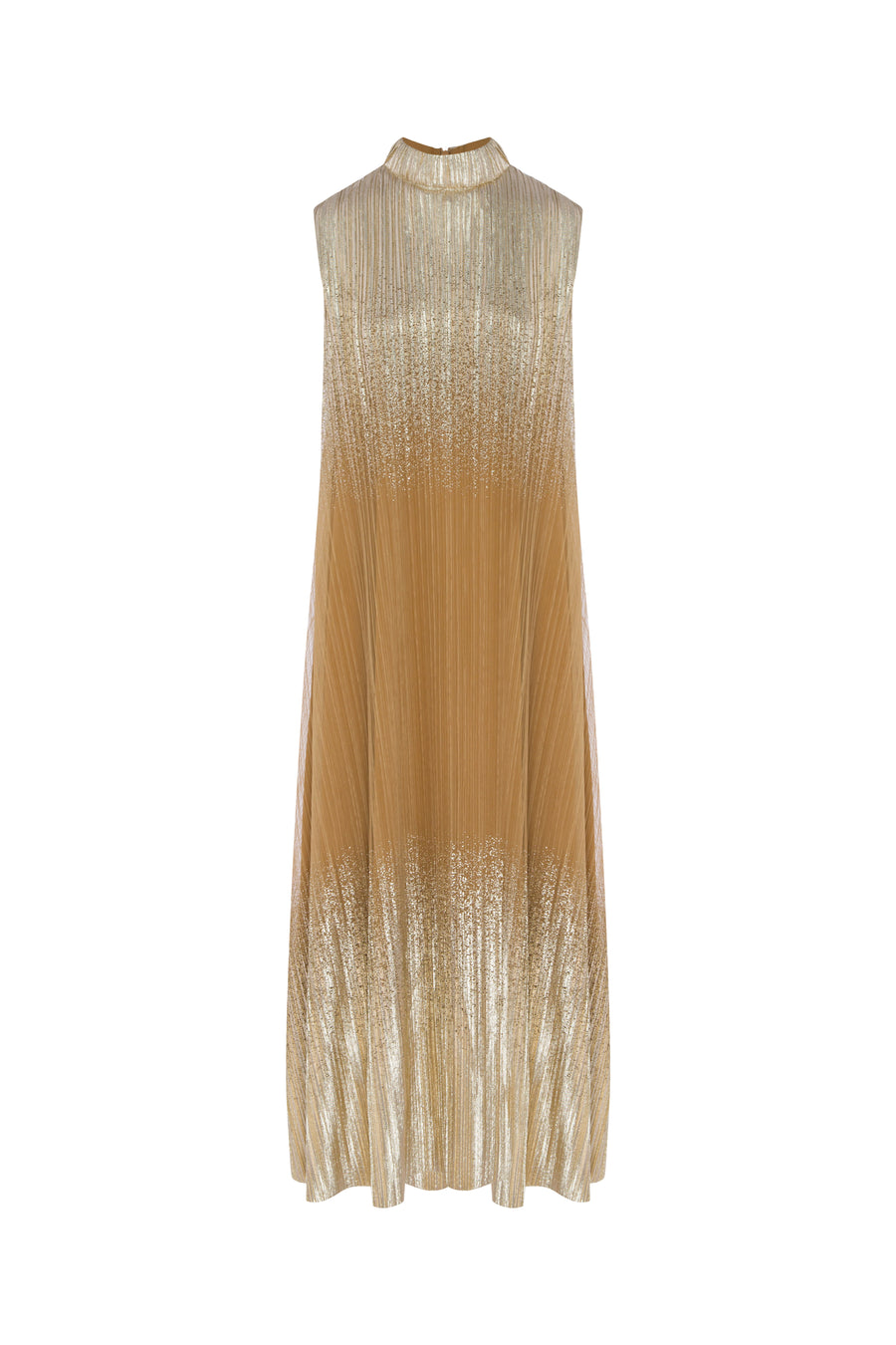 Pleated Metallic Full Cape and Dress Set Dima Ayad Pleated Metallic Full Cape and Dress Set Dima Ayad